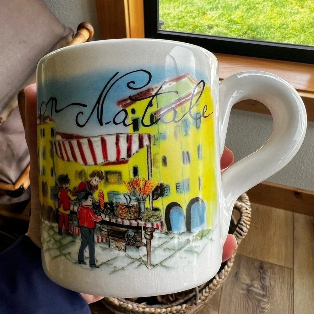 Sur La Table x Massimo Giacon Natale 2012 Christmas Mug Collectible Stoneware